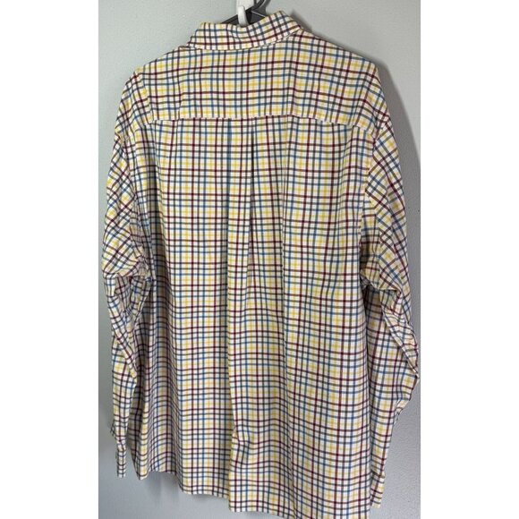 Duluth Trading Co. Mens Multicolored Plaid Casual Button Up XL 100% Cotton - Picture 2 of 12